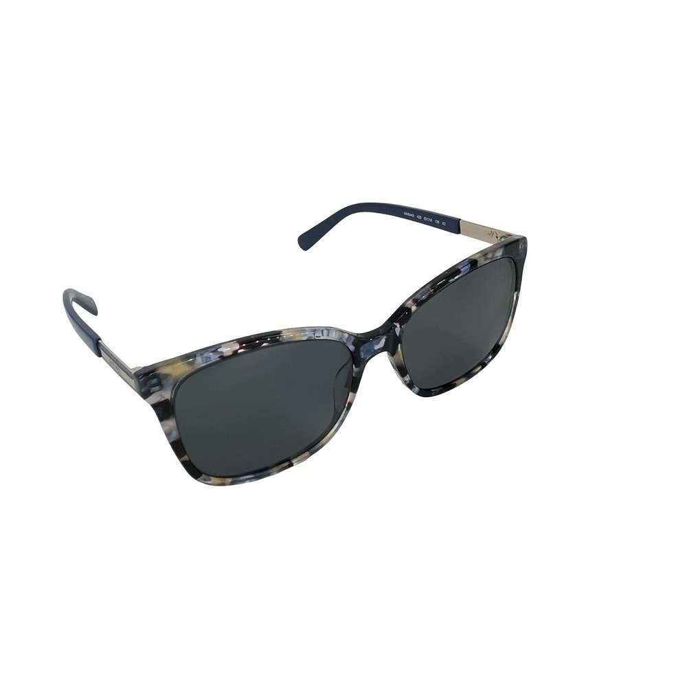 Nine West NW644S Women Blue Tortoise Oversized Square Sunglasses 55-16-135